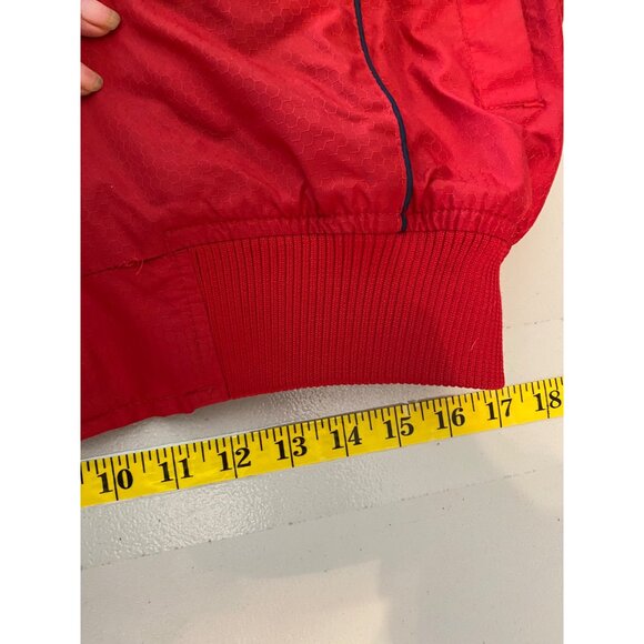 Majestic Anaheim Los Angeles Angels Jacket Majestic Red Fleece Mens Large - Picture 10 of 11